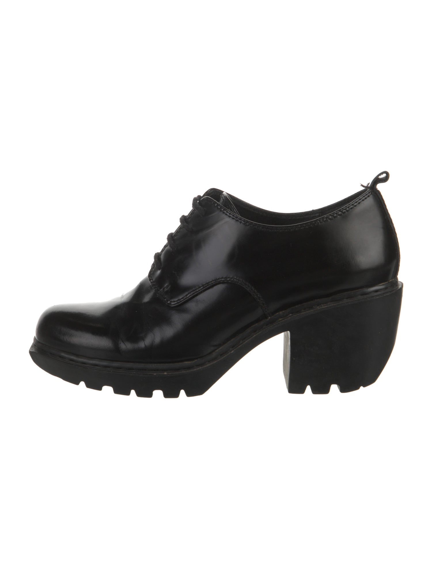 Opening Ceremony Patent Leather Wedge Sneakers