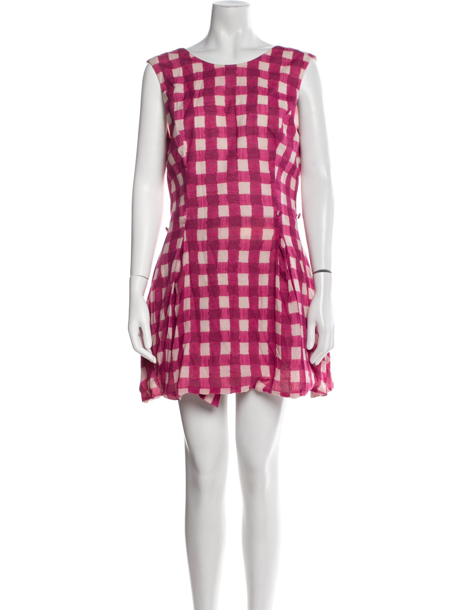 Opening Ceremony Plaid Print Mini Dress