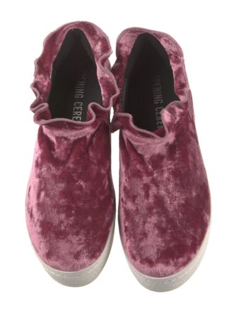 Opening Ceremony Velvet Sneakers
