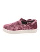 Opening Ceremony Velvet Ruffle Embellishment Sneakers