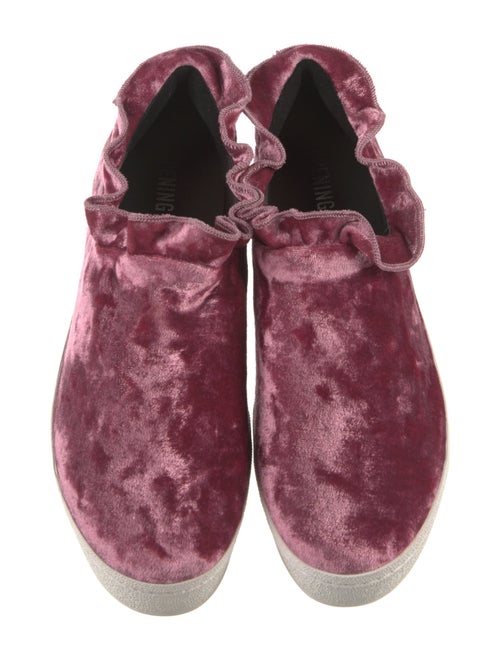 Opening Ceremony Velvet Ruffle Embellishment Sneakers