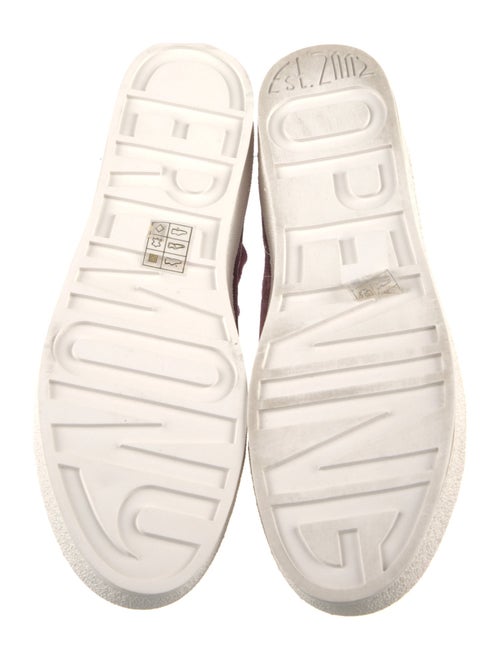 Opening Ceremony Velvet Ruffle Embellishment Sneakers