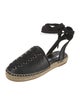 Opening Ceremony Leather Braided Accents Espadrilles
