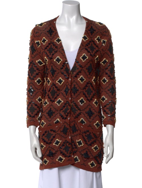 Opening Ceremony Linen Printed Sweater