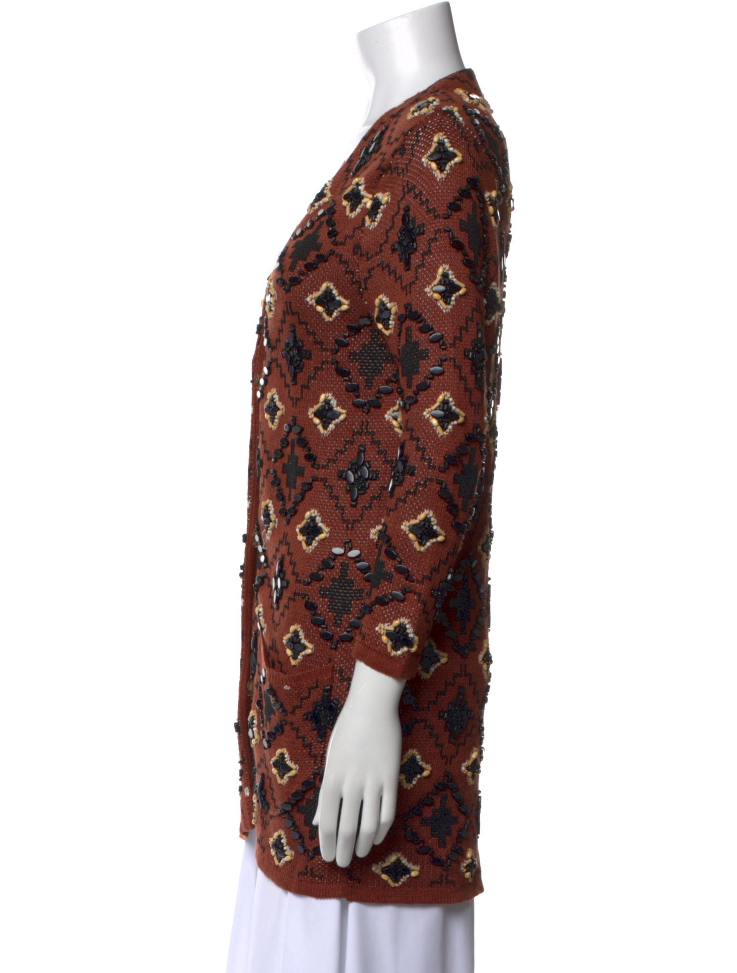 Opening Ceremony Linen Printed Sweater