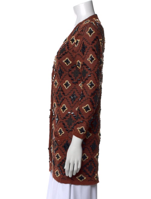 Opening Ceremony Linen Printed Sweater