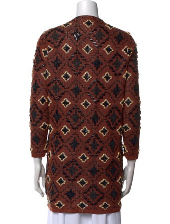 Opening Ceremony Linen Printed Sweater