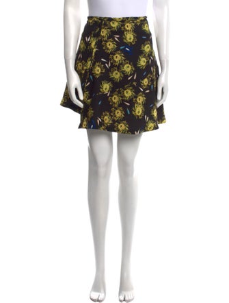 Opening Ceremony Floral Print Mini Skirt