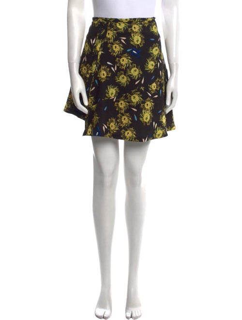 Opening Ceremony Floral Print Mini Skirt