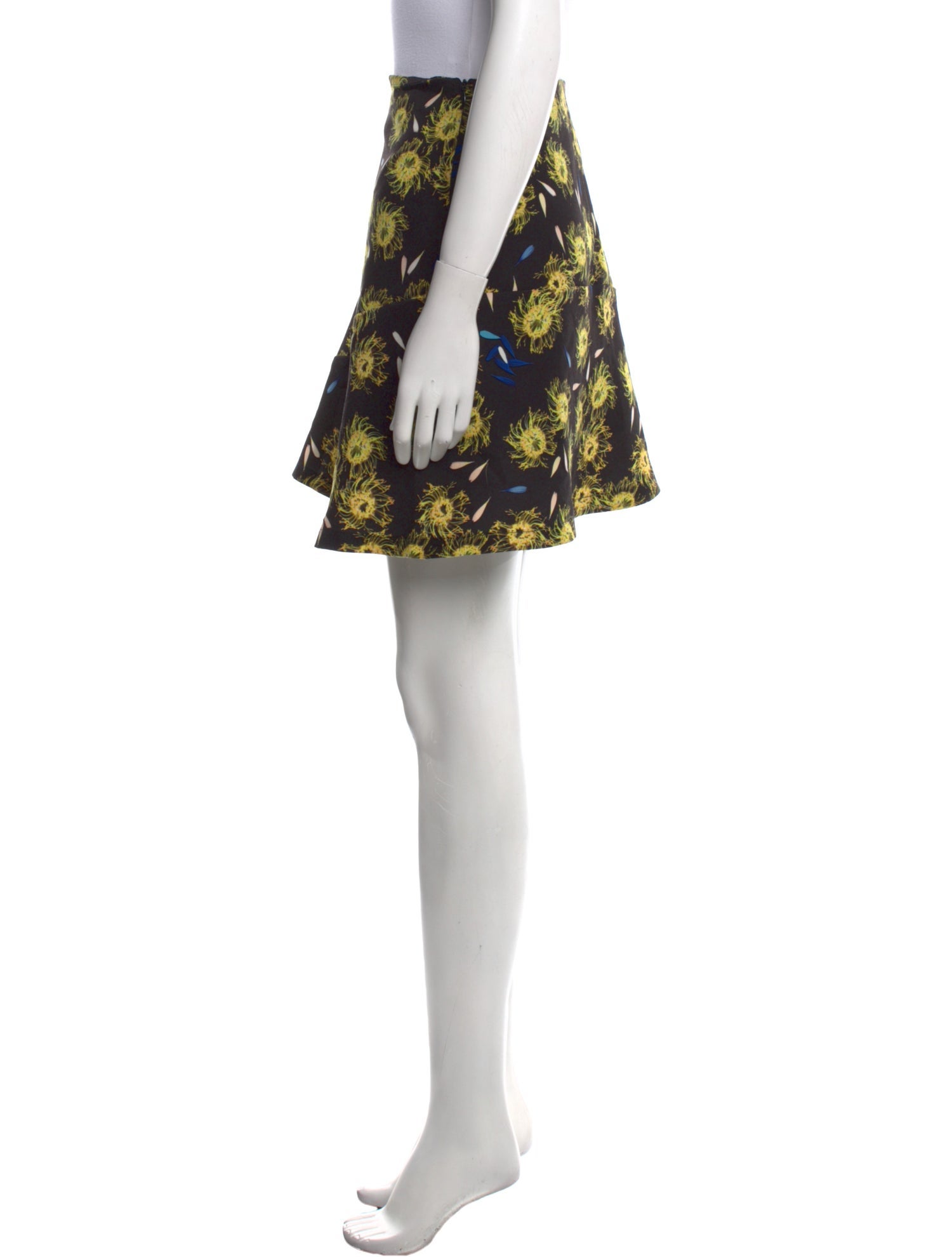 Opening Ceremony Floral Print Mini Skirt