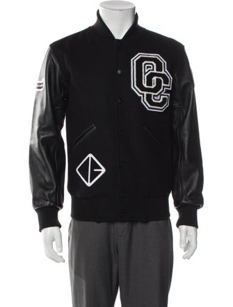 Opening Ceremony Wool Graphic Print Varsity Jacket