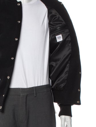 Opening Ceremony Wool Graphic Print Varsity Jacket