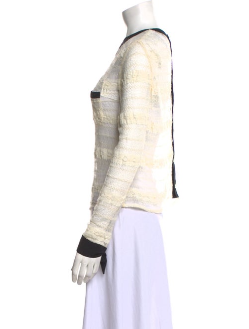 Opening Ceremony Striped Crew Neck Sweatshirt