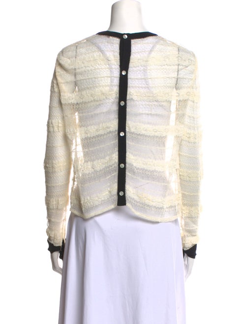 Opening Ceremony Striped Crew Neck Sweatshirt