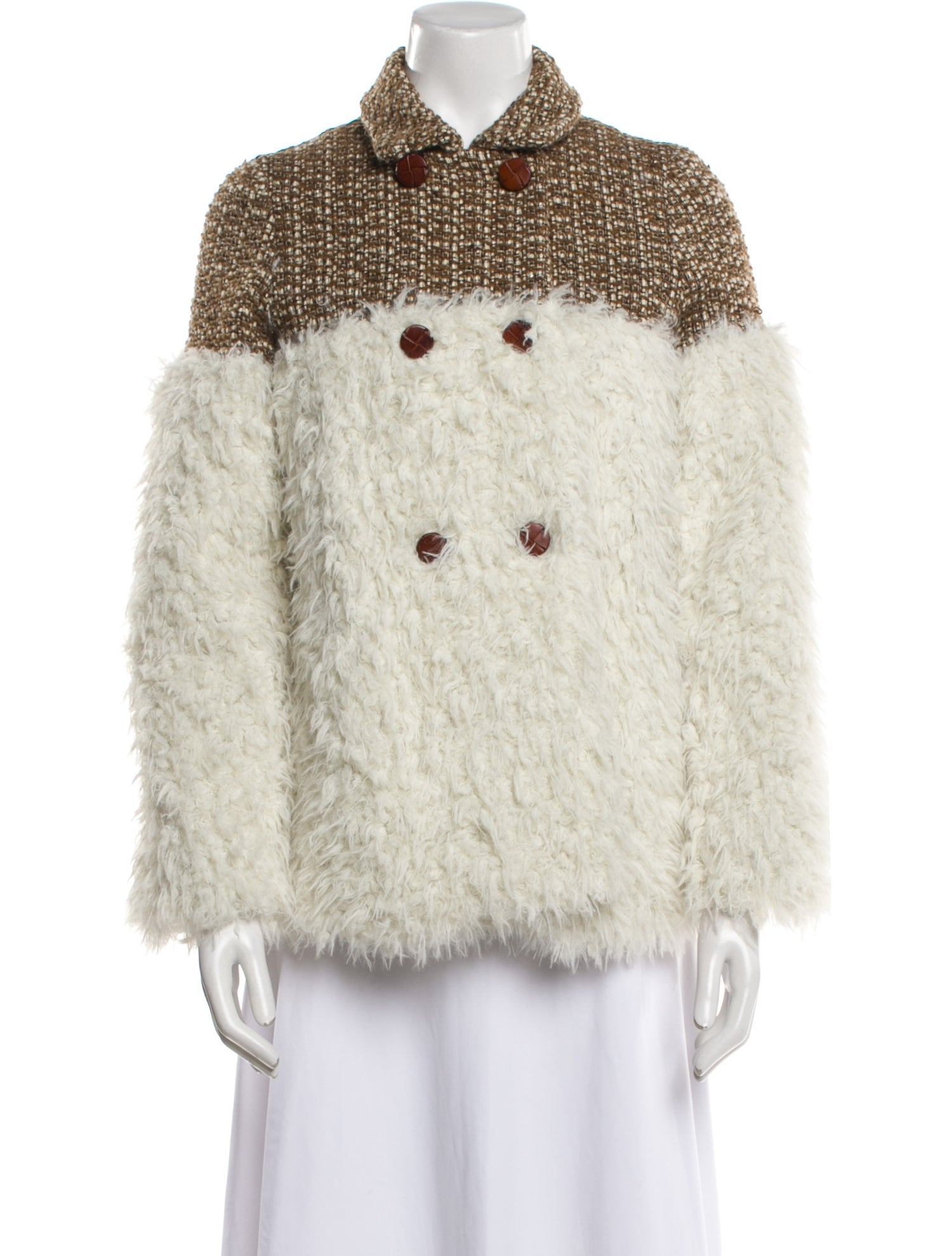 Opening Ceremony Tweed Pattern Jacket