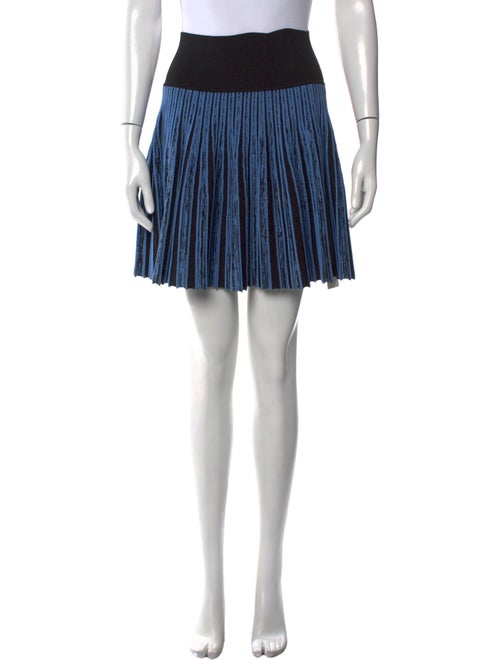 Opening Ceremony Colorblock Pattern Mini Skirt