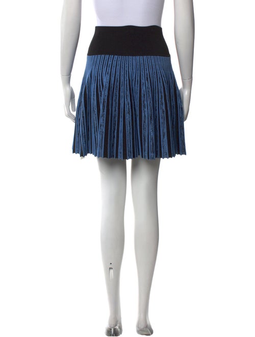 Opening Ceremony Colorblock Pattern Mini Skirt