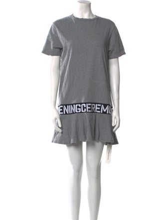 Opening Ceremony Bateau Neckline Mini Dress