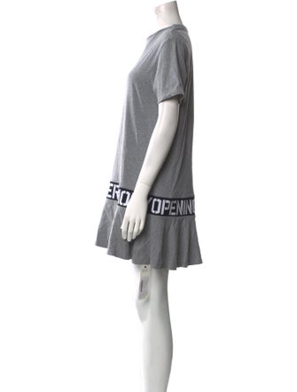 Opening Ceremony Bateau Neckline Mini Dress