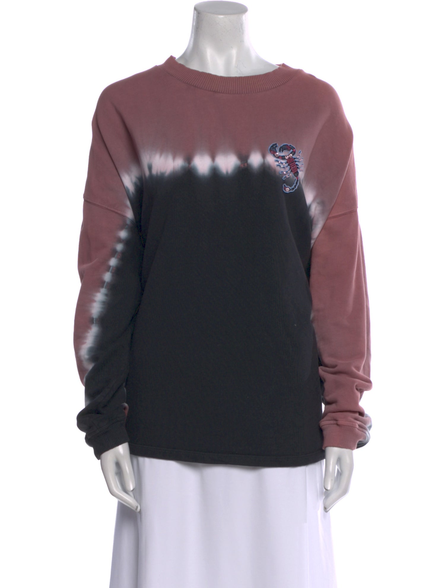 Opening Ceremony Tie-Dye Print Scoop Neck Sweatshirt