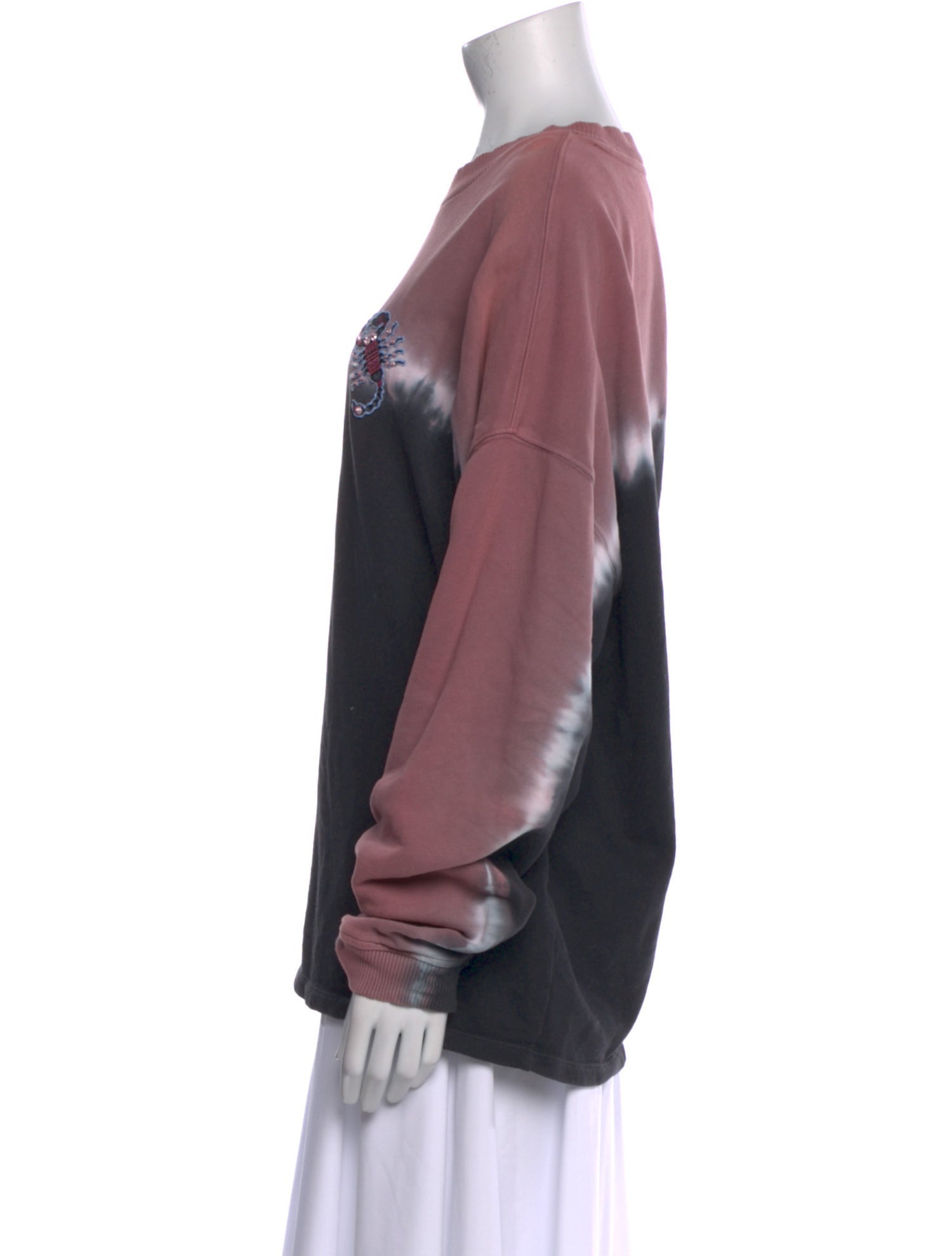 Opening Ceremony Tie-Dye Print Scoop Neck Sweatshirt