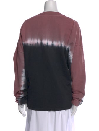 Opening Ceremony Tie-Dye Print Scoop Neck Sweatshirt