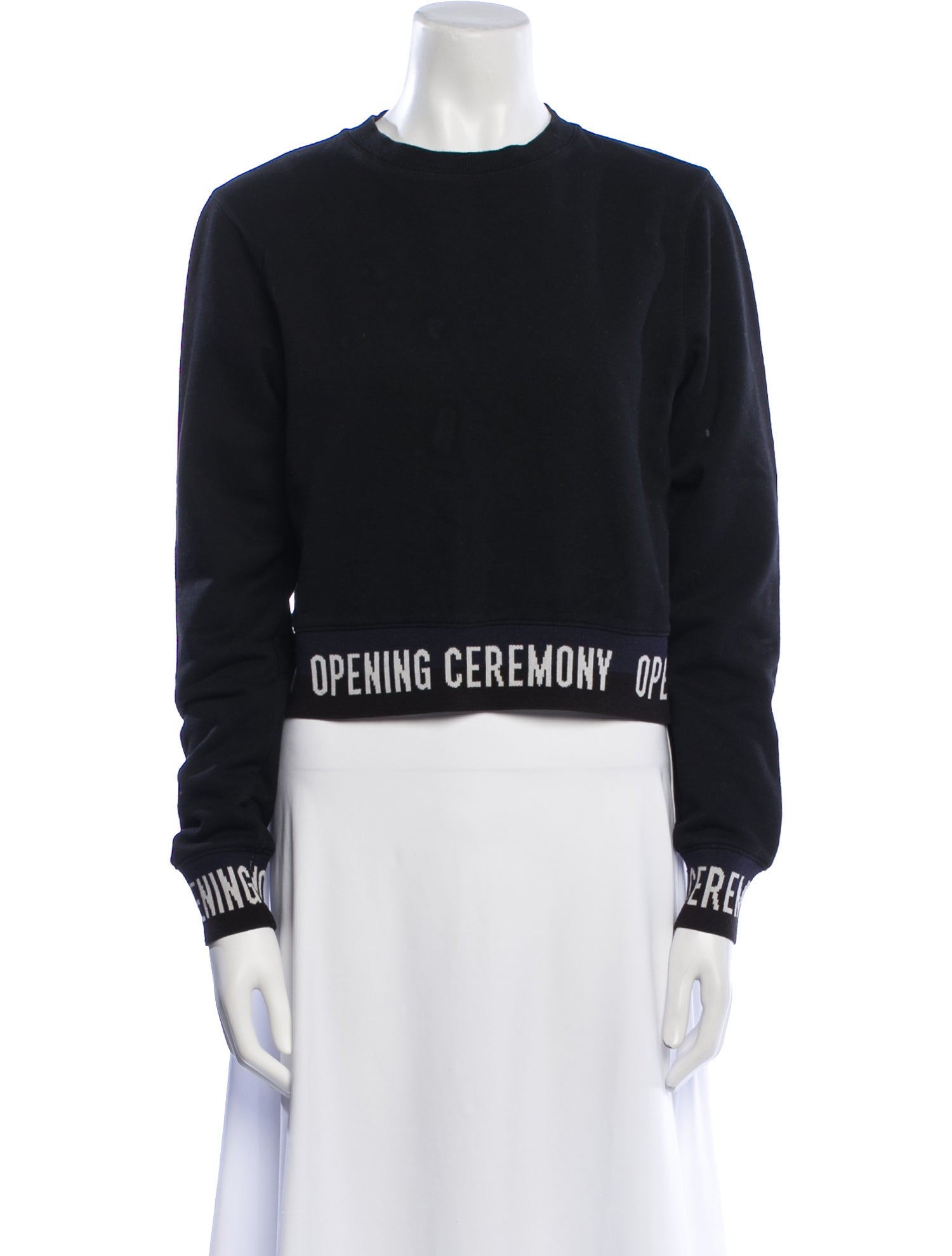 Opening Ceremony Crew Neck Long Sleeve Sweatshirt