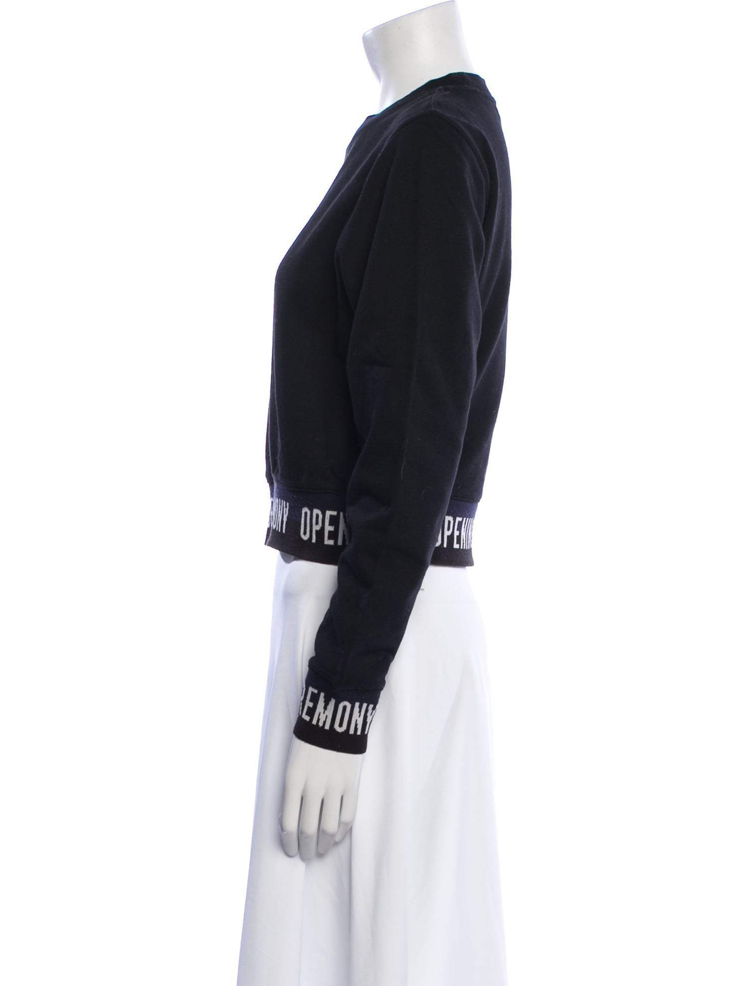 Opening Ceremony Crew Neck Long Sleeve Sweatshirt
