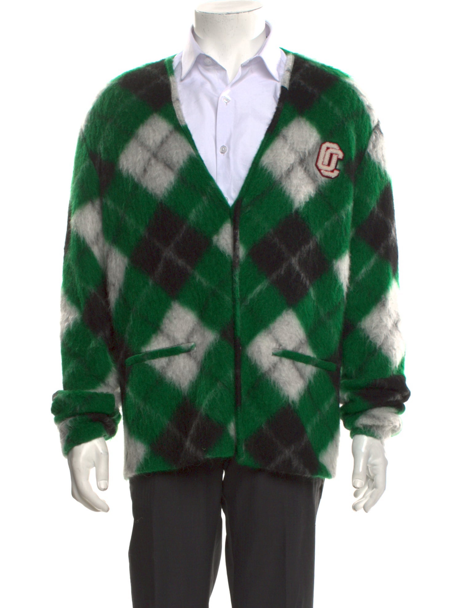 Opening Ceremony Printed V-Neck Cardigan