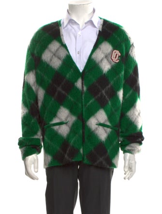 Opening Ceremony Printed V-Neck Cardigan