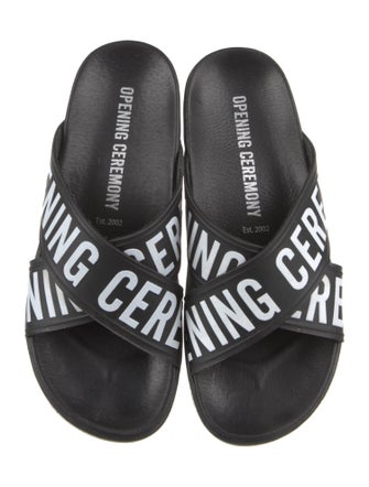 Opening Ceremony Leather Printed Slides