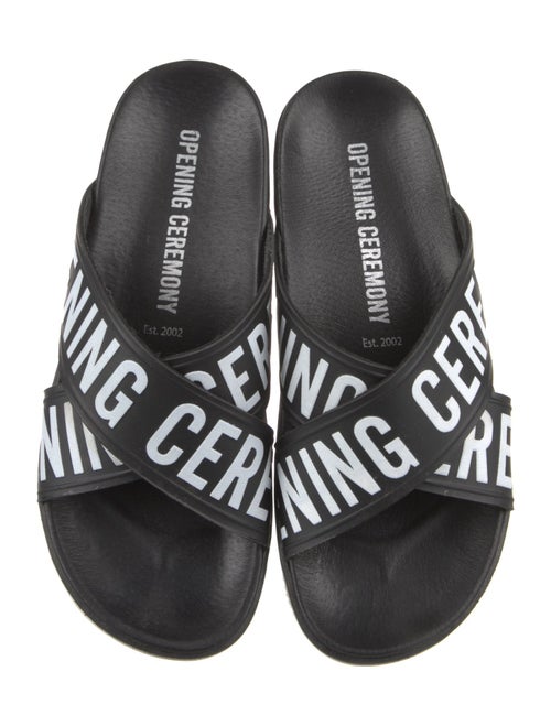 Opening Ceremony Leather Printed Slides