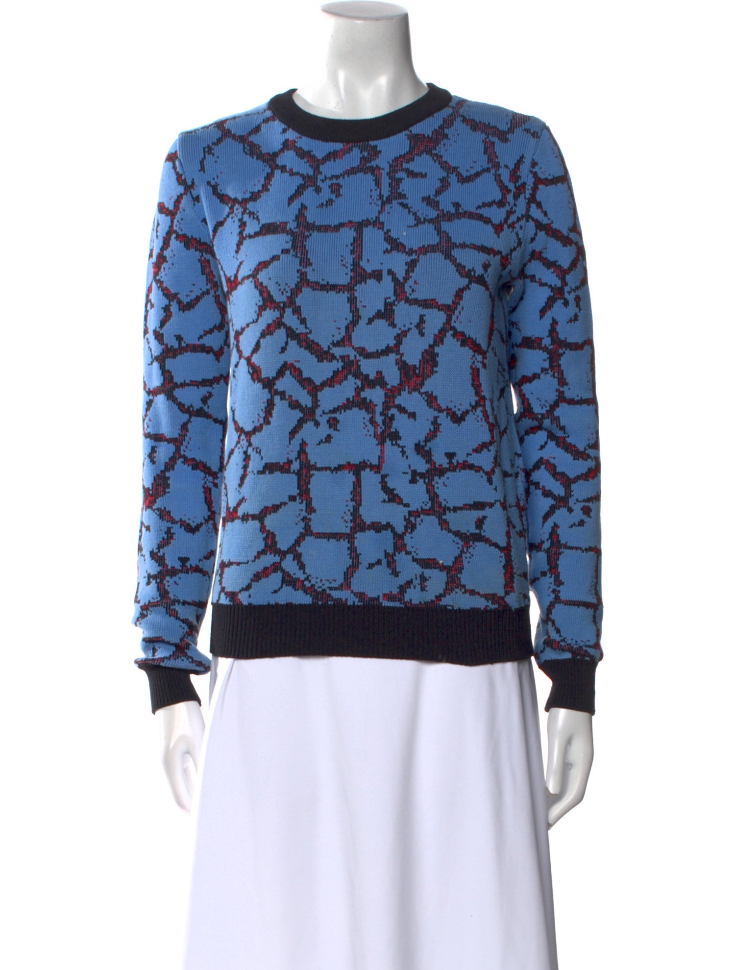 Opening Ceremony Printed Crew Neck Sweater