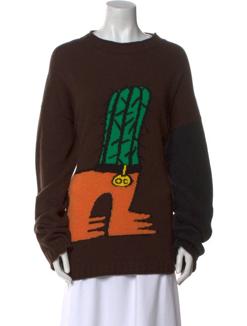 Opening Ceremony Graphic Print Crew Neck Sweater