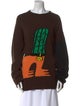 Opening Ceremony Graphic Print Crew Neck Sweater