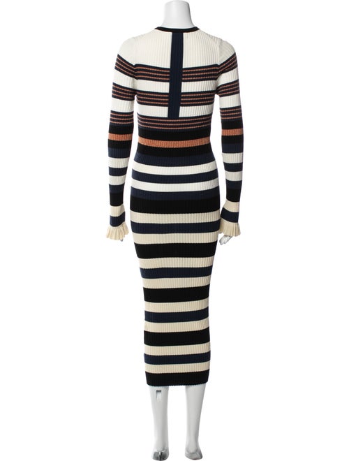 Opening Ceremony Striped Long Dress