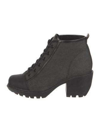 Opening Ceremony Canvas Combat Boots