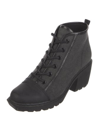 Opening Ceremony Canvas Combat Boots