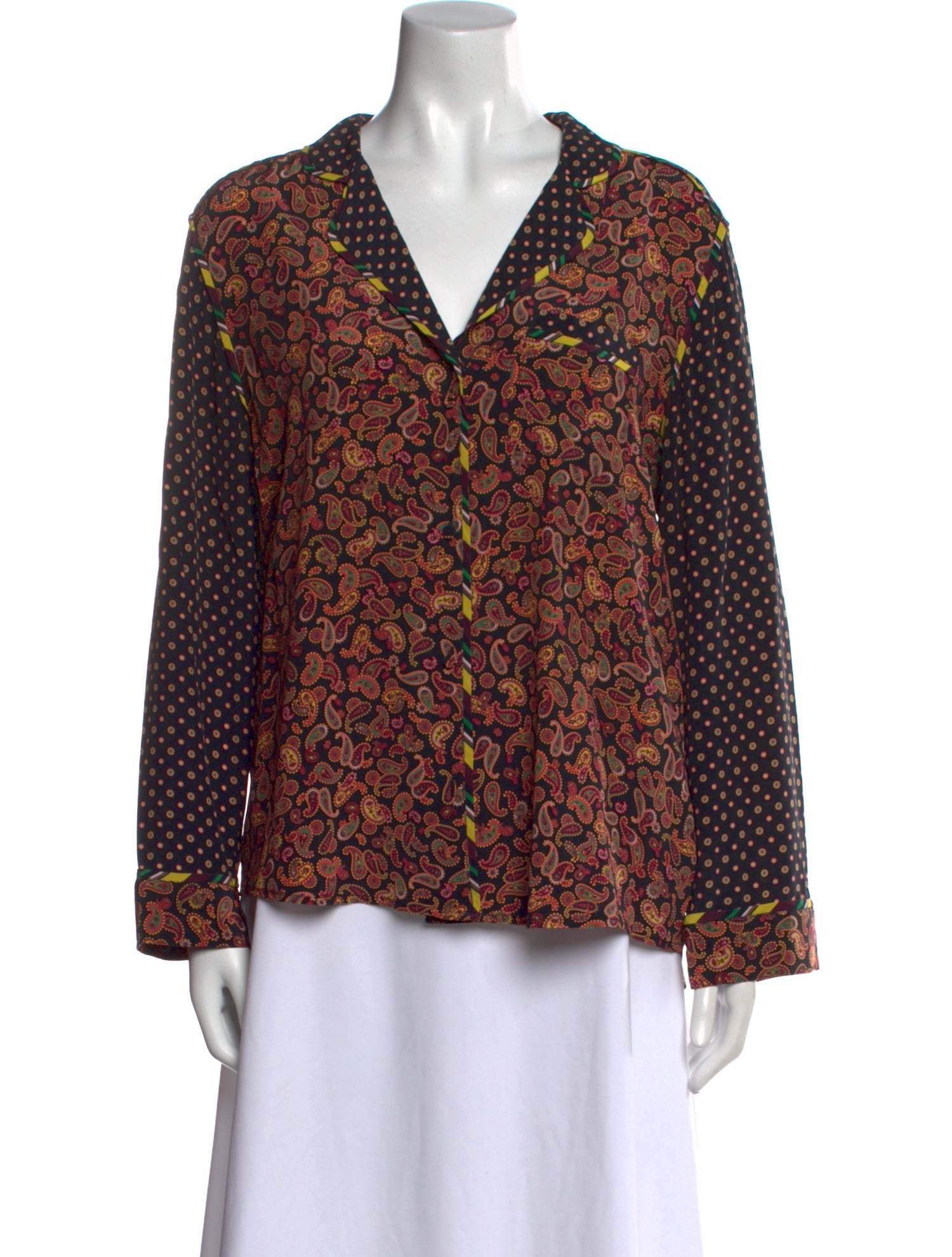 Opening Ceremony Silk Floral Print Blouse