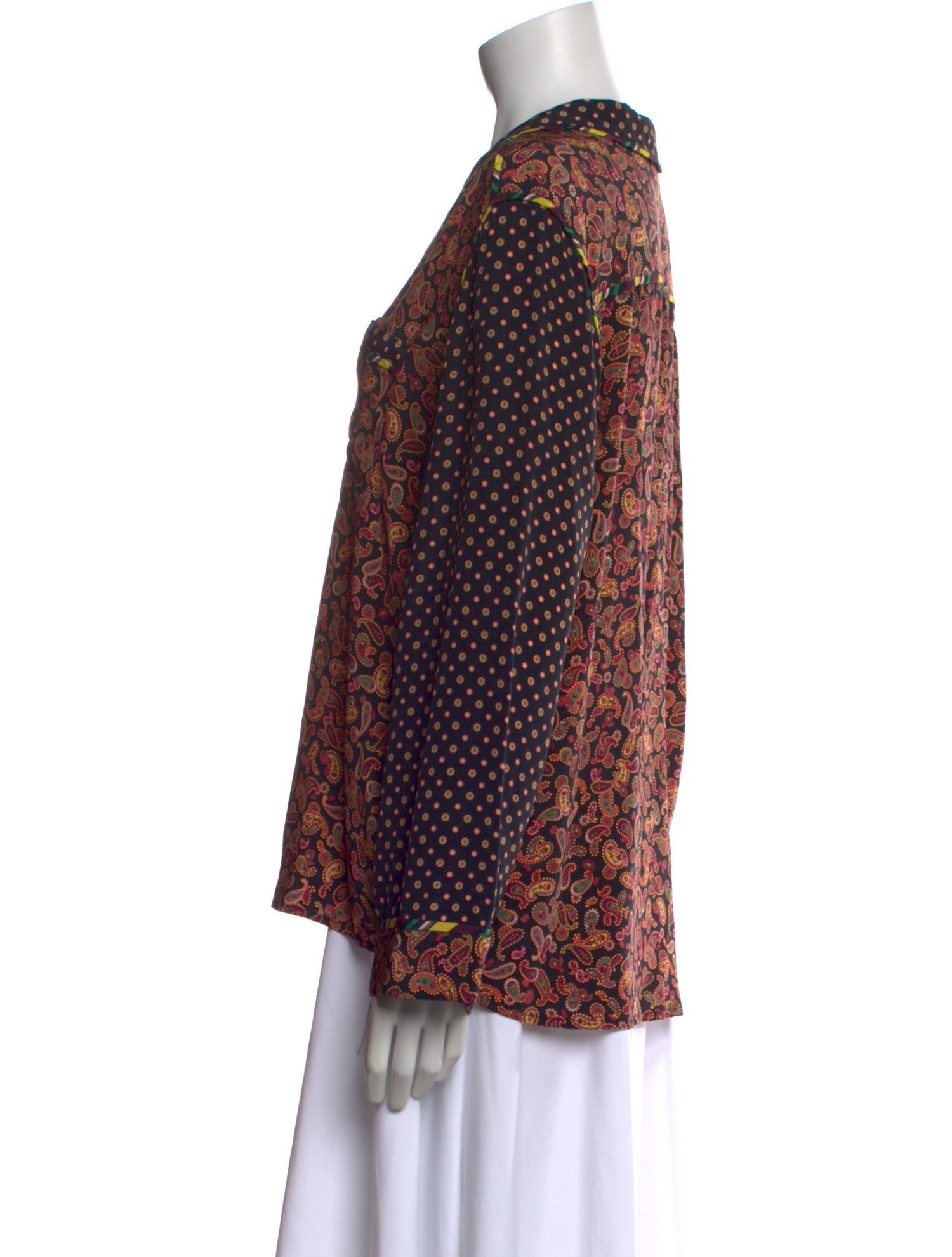 Opening Ceremony Silk Floral Print Blouse