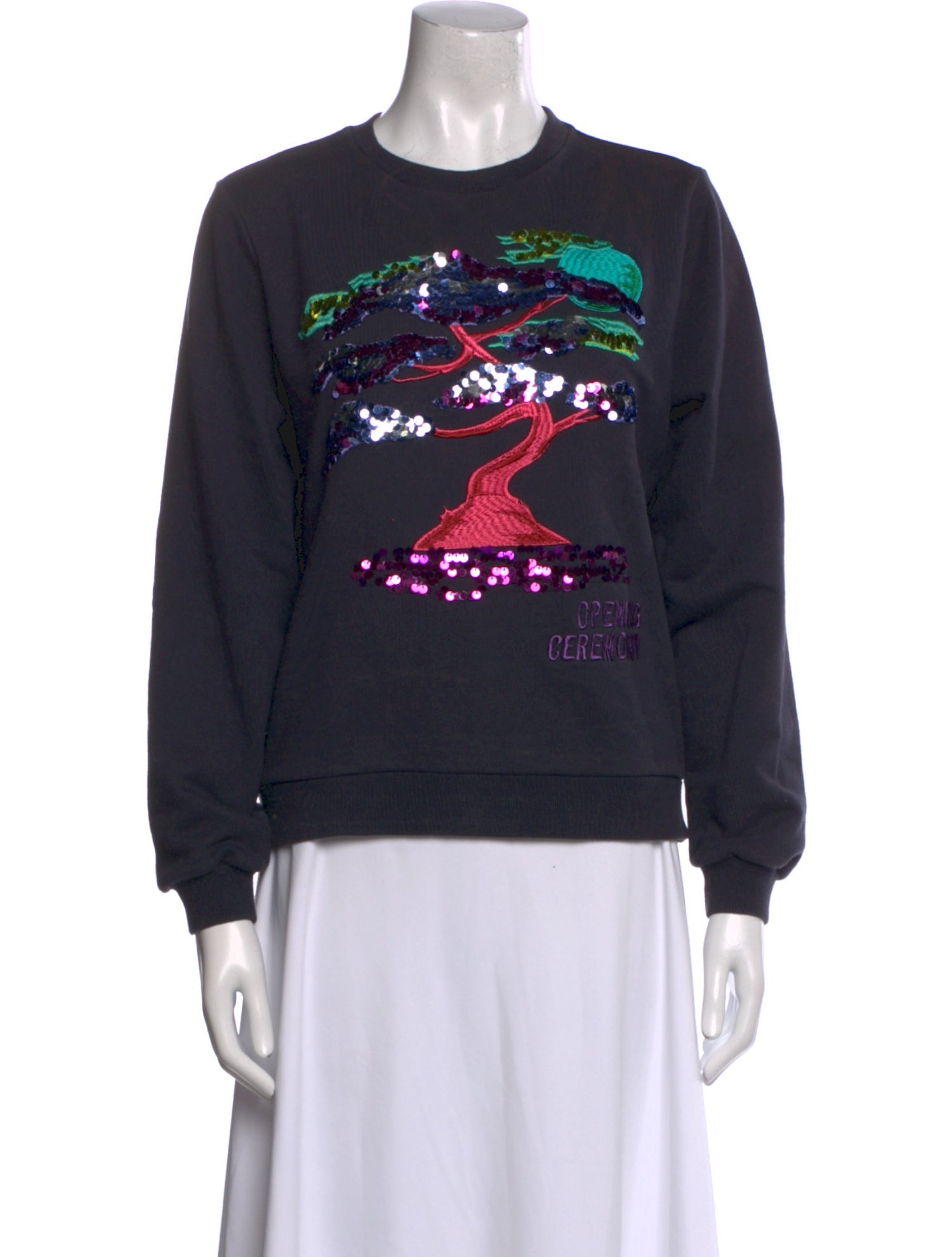 Opening Ceremony Graphic Print Crew Neck Sweatshirt
