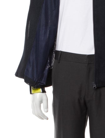 Opening Ceremony Colorblock Pattern Bomber Jacket