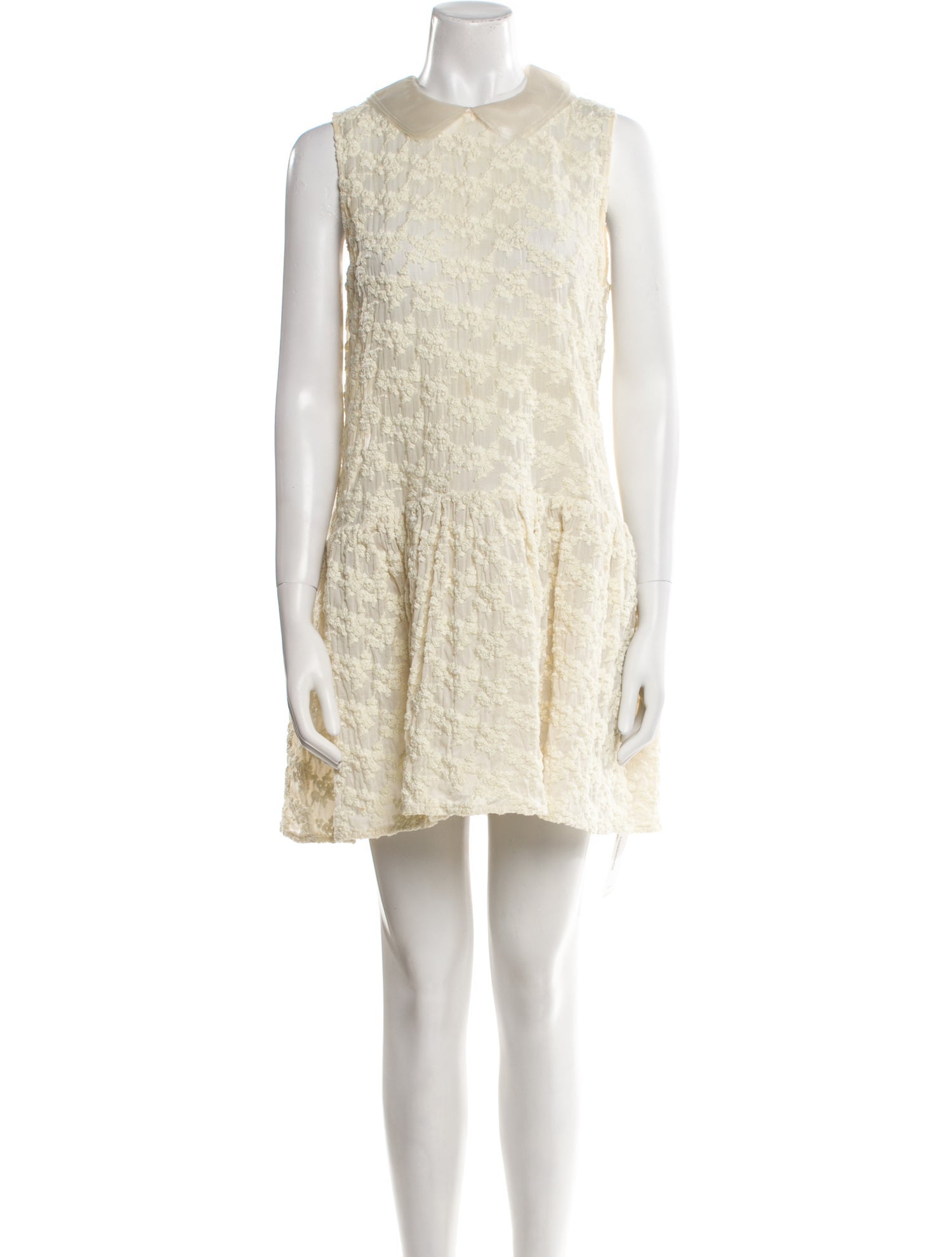 Opening Ceremony Lace Pattern Mini Dress