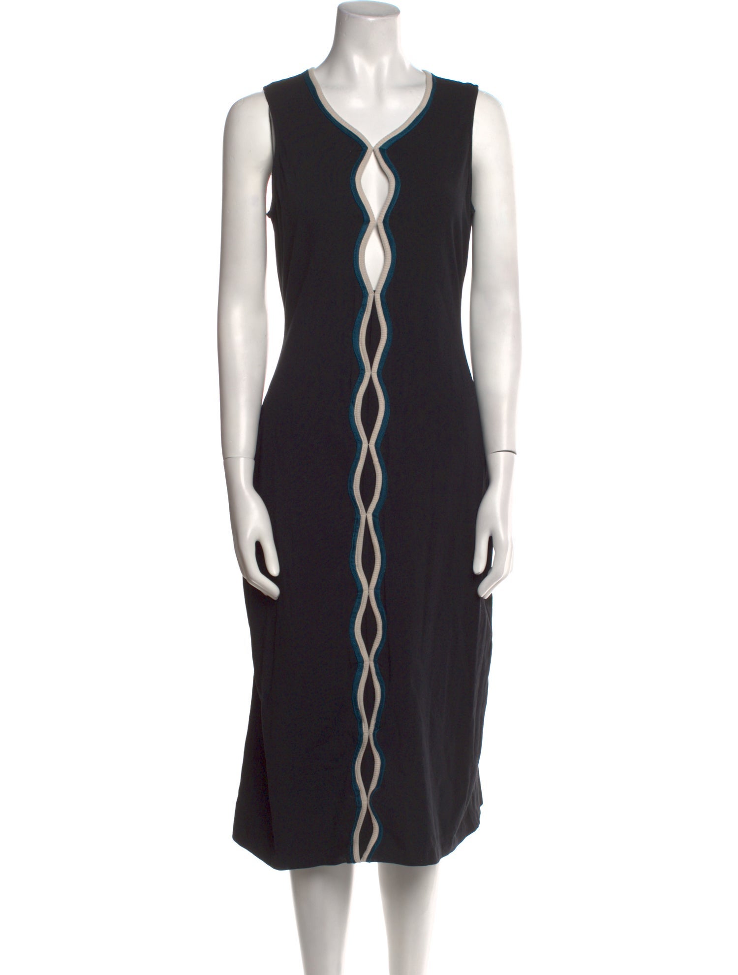 Opening Ceremony V-Neck Midi Length Dress