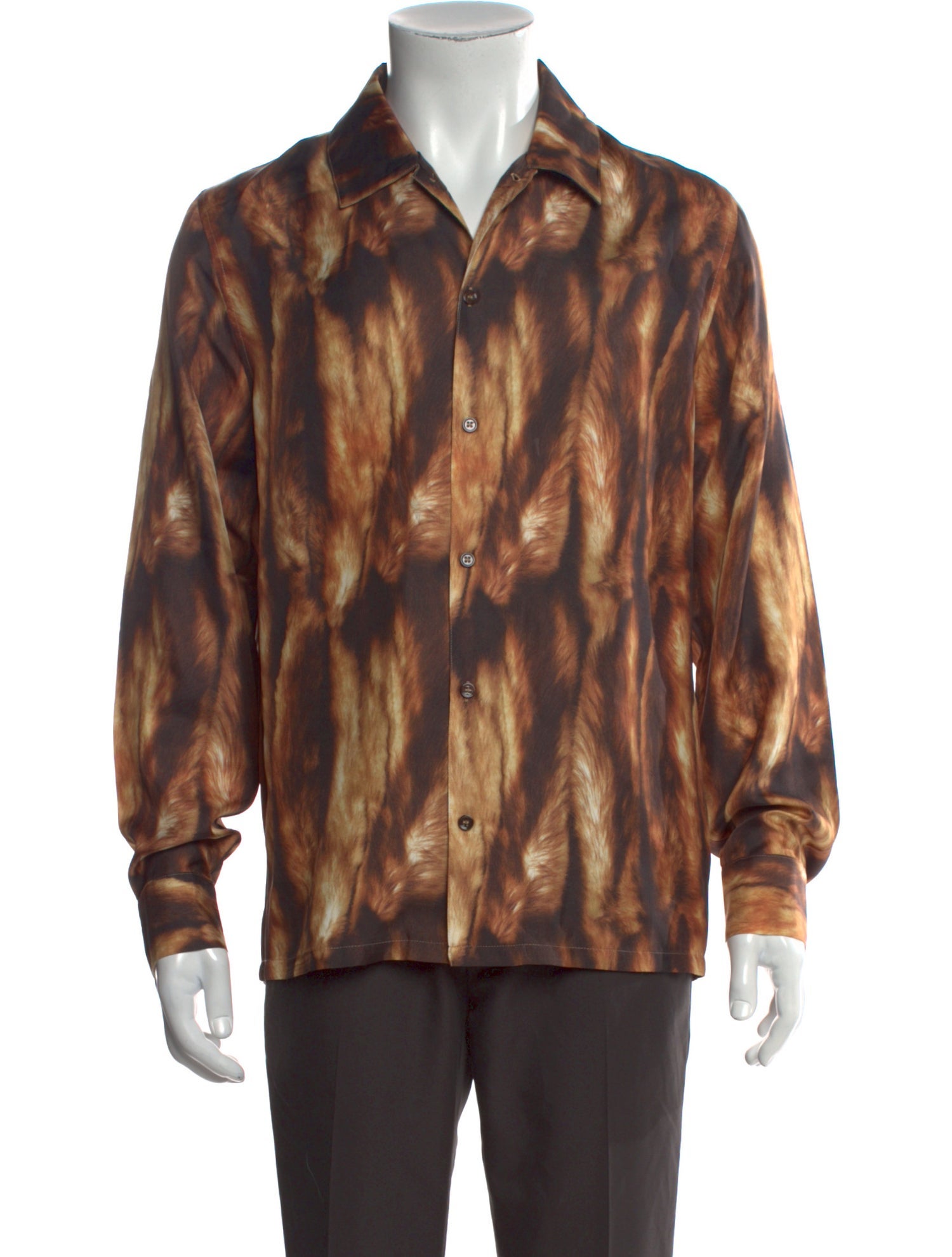Opening Ceremony Silk Printed Shirt