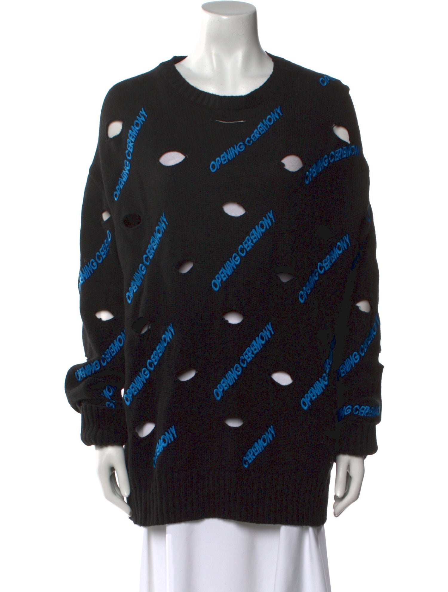 Opening Ceremony Printed Crew Neck Sweater