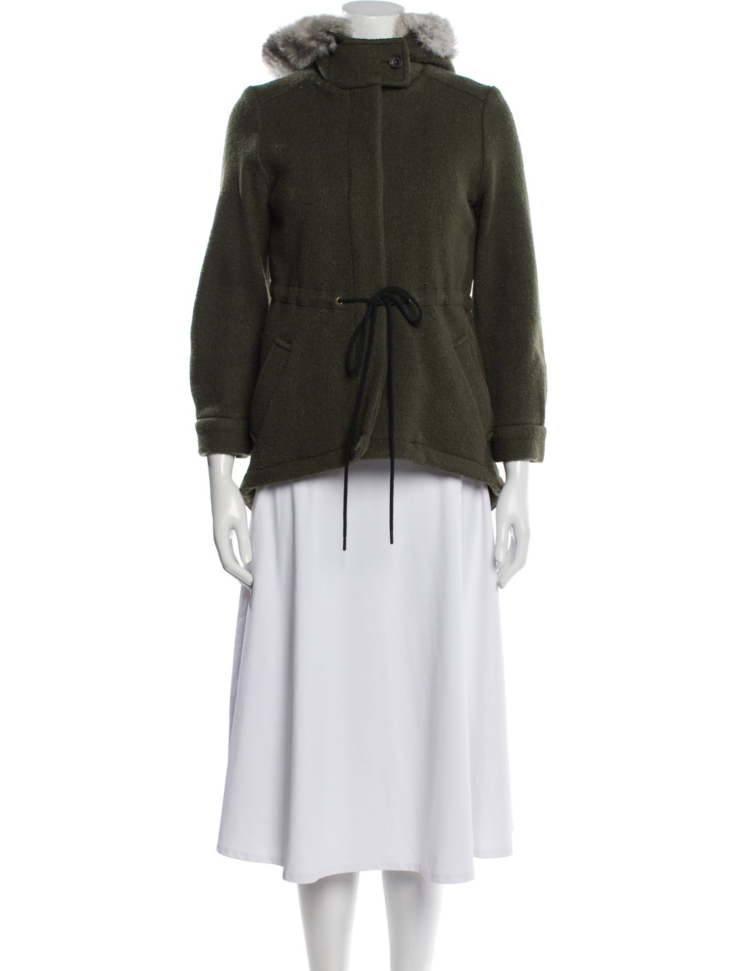 Opening Ceremony Wool Fur Jacket