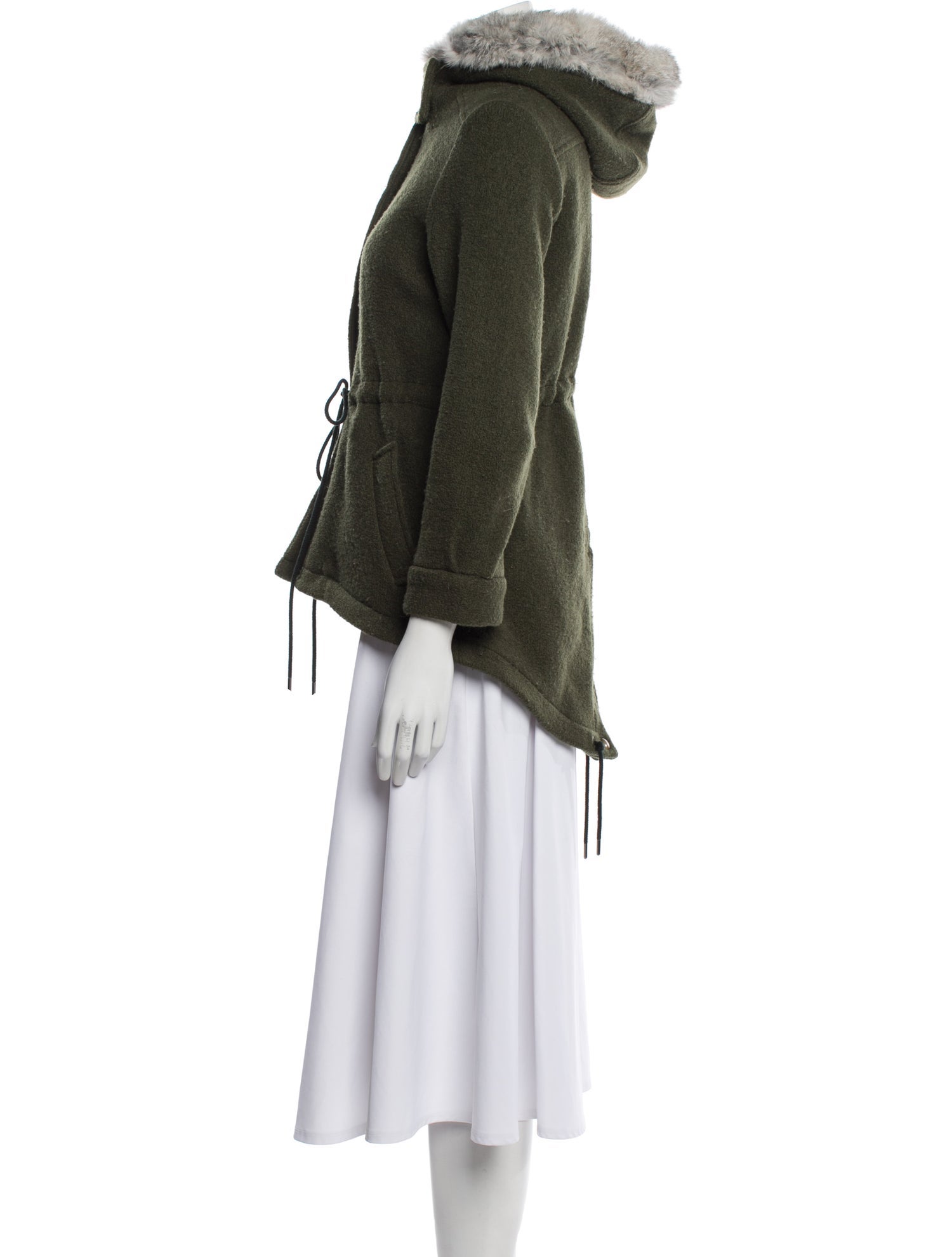 Opening Ceremony Wool Fur Jacket