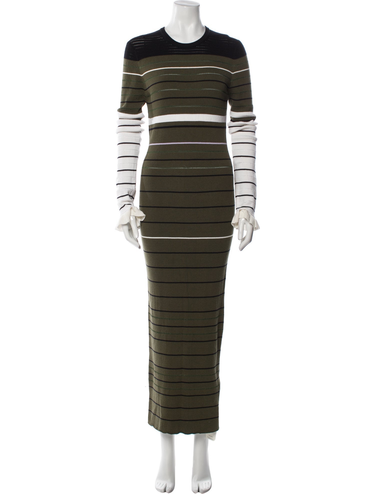 Opening Ceremony Striped Long Dress