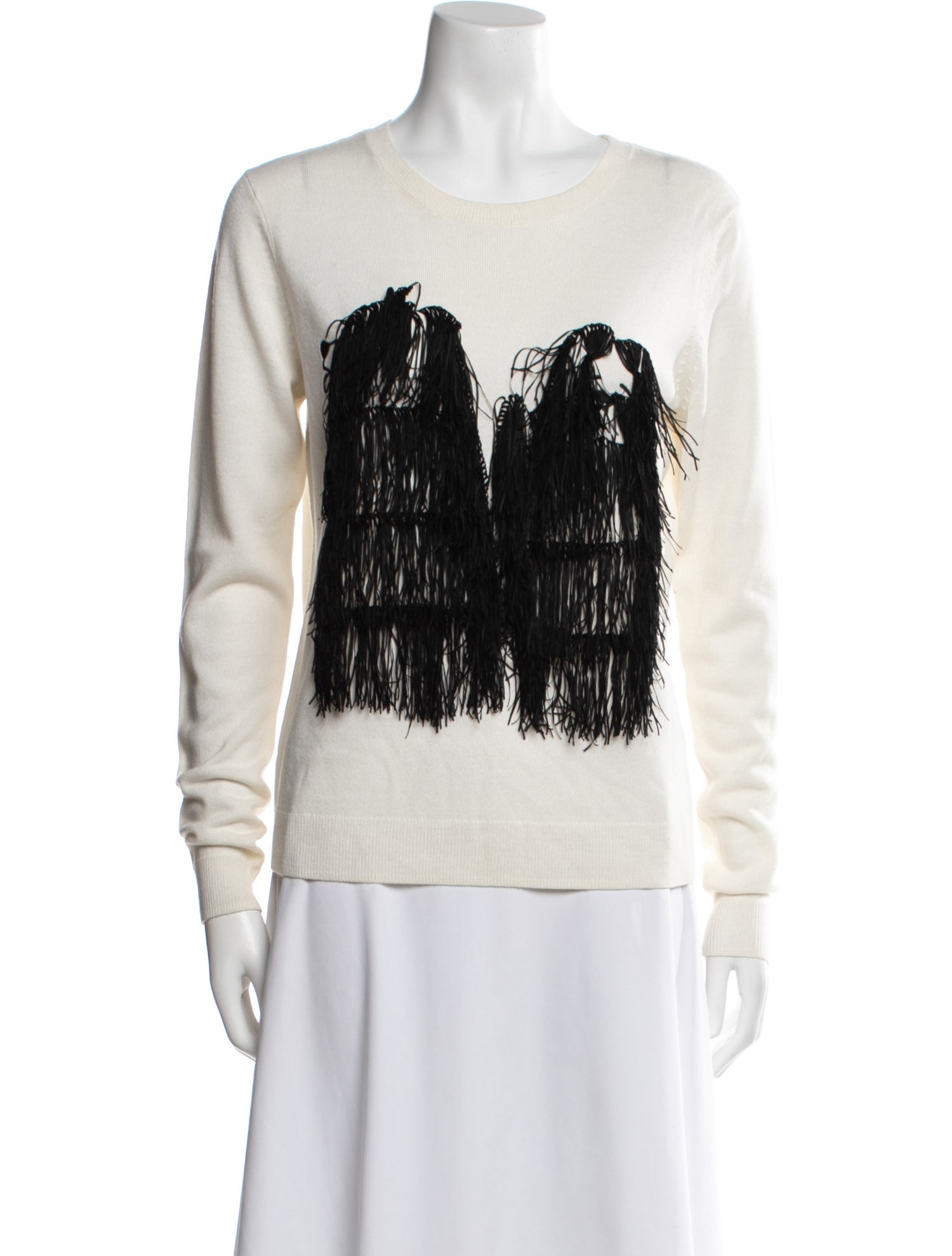 Opening Ceremony Printed Scoop Neck Sweater